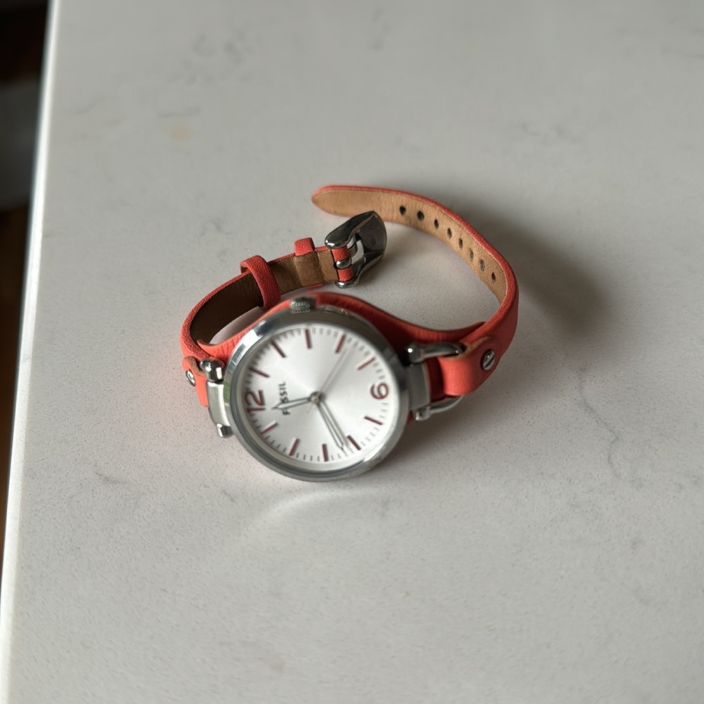 Fossil Leather Watch 34 MM